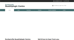 Desktop Screenshot of durbanvillequadcentre.co.za